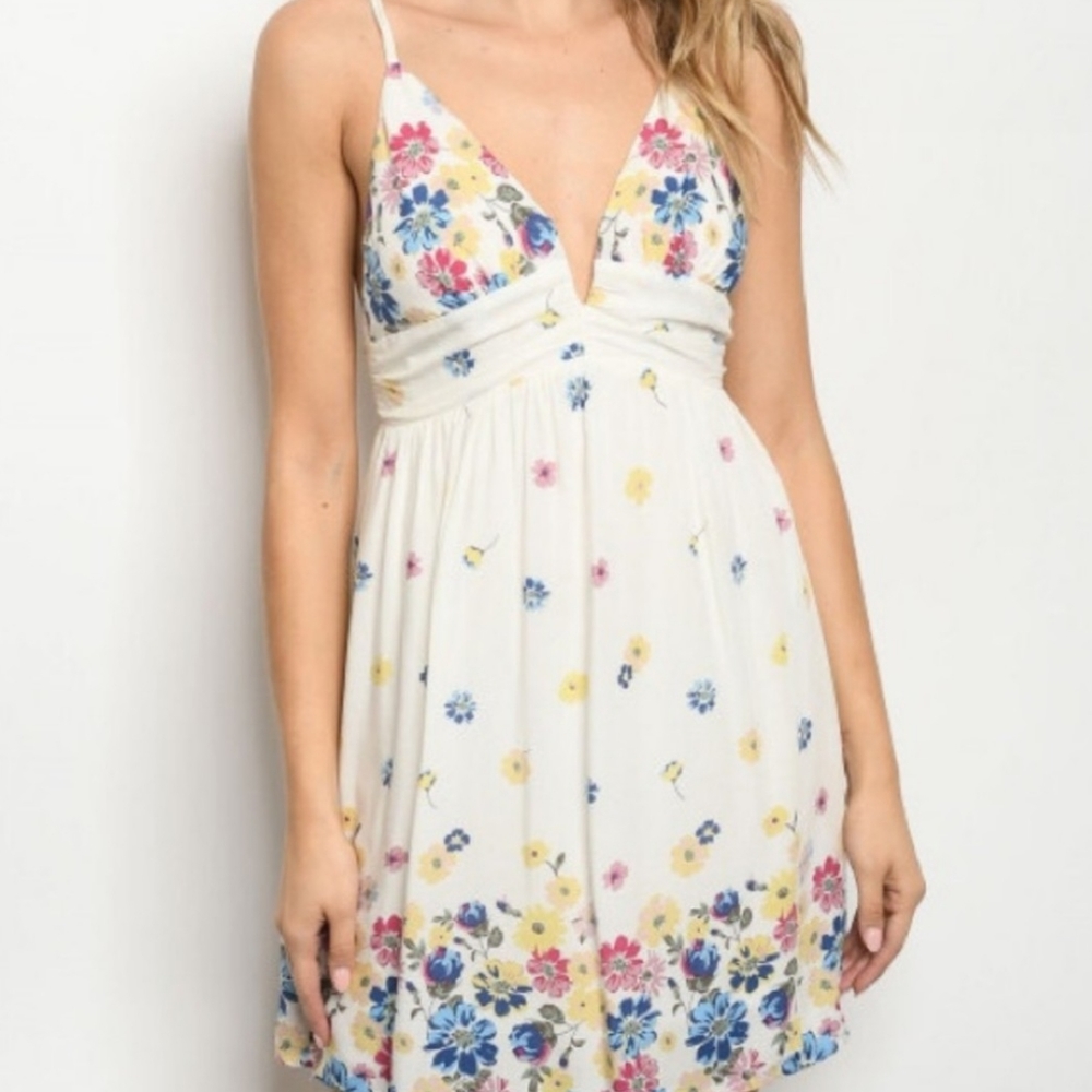 Lunik Ivory Spring Dress - Picture 2 of 8
